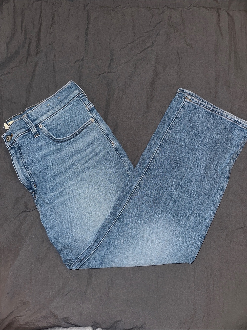 Madewell 90s Straight Blue Jeans